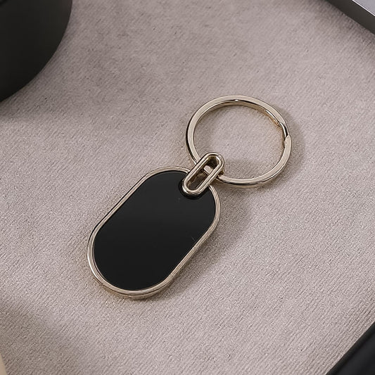 Zenith Oval Luxury Dual-Tone Key Holder