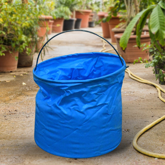 Folding Bucket, Portable, Round Bucket, Simple Bucket (1 pc / Mix Color)