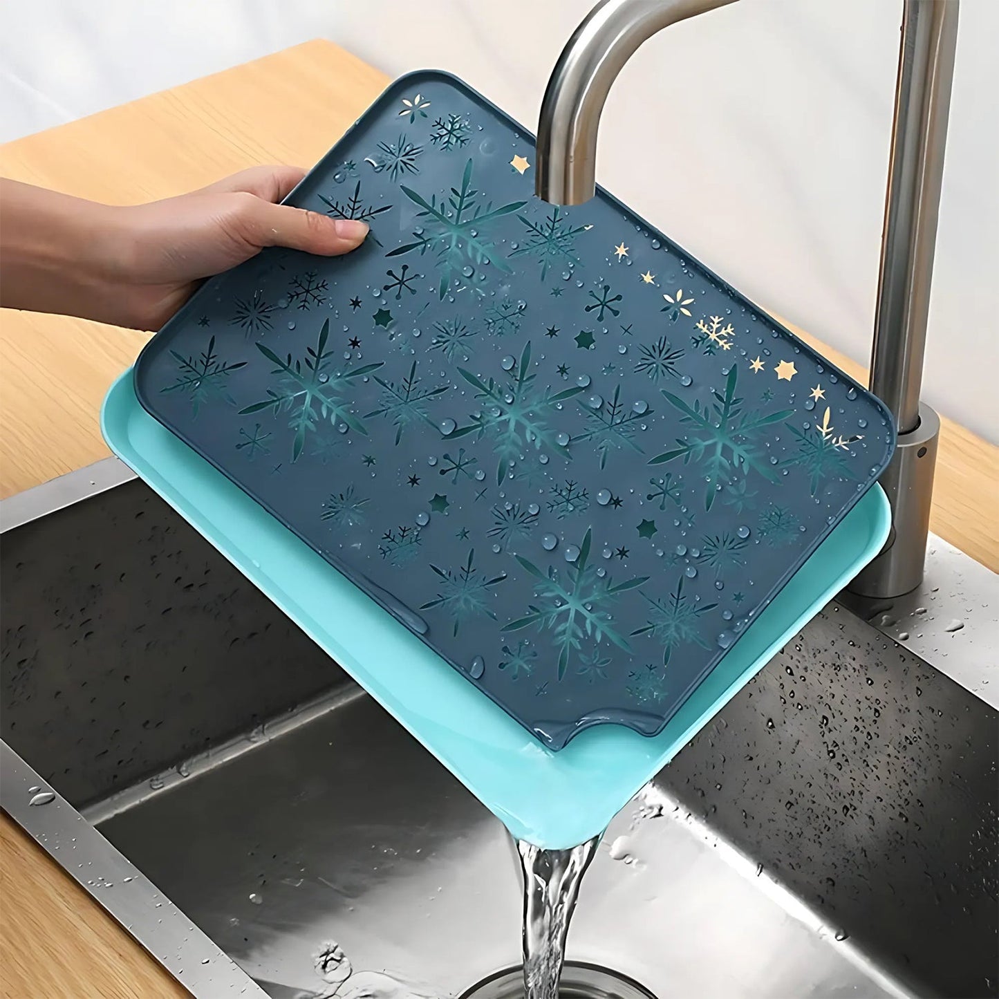 Snowflake Style Drain Tray