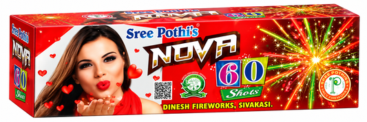 Multicolour 60 shots Diwali fancy Fireworks