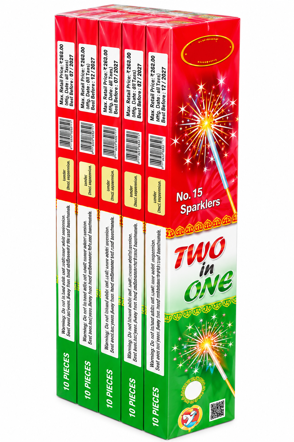 2 in 1 Diwali sparklers Fancy Firecracker.