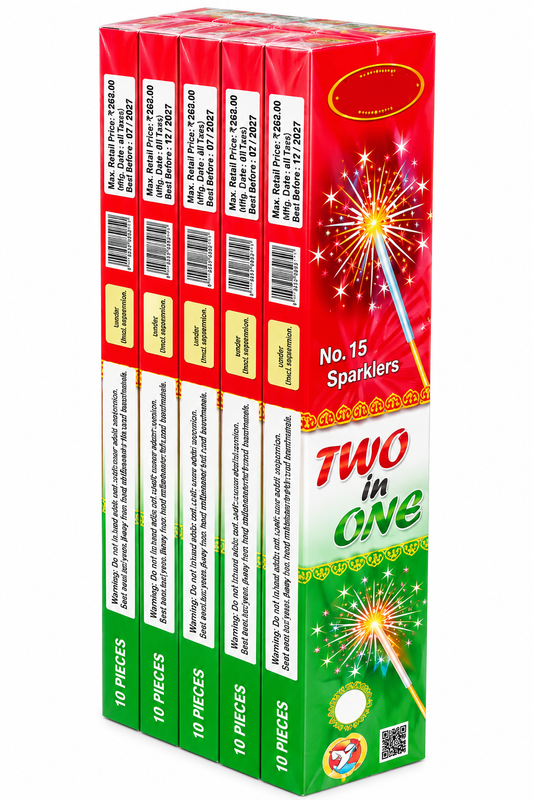 2 in 1 Diwali sparklers Fancy Firecracker.