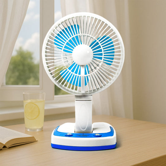 PORTABLE LED LIGHT WITH MINI FAN- YJ 5570 (Battery Not Include)
