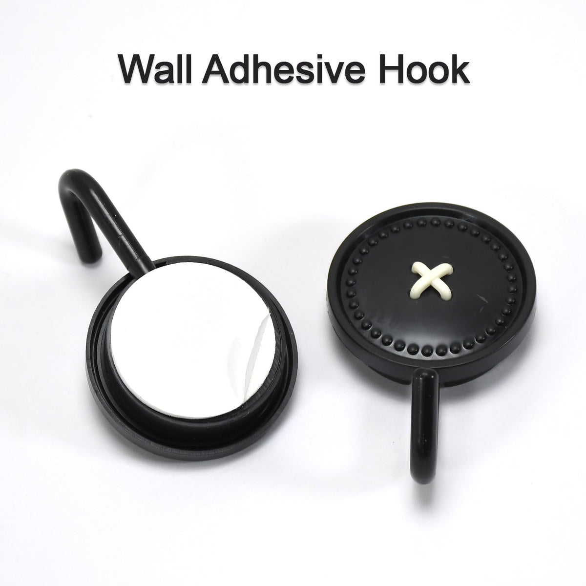 Heavy-Duty Wall Hooks (2 Pcs) for Home Use