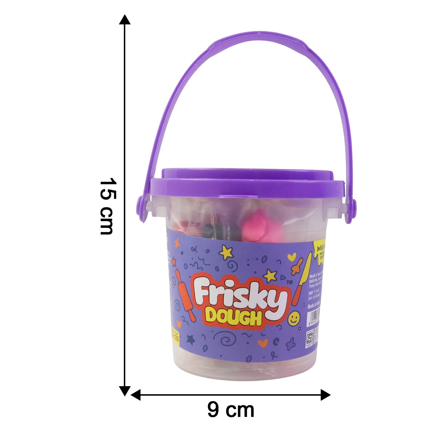Colorful dough craft set
