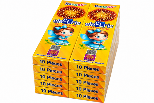 Smal Size Sparklers ( Diwali Fancy Firecracker)Bundle of 10 Box.