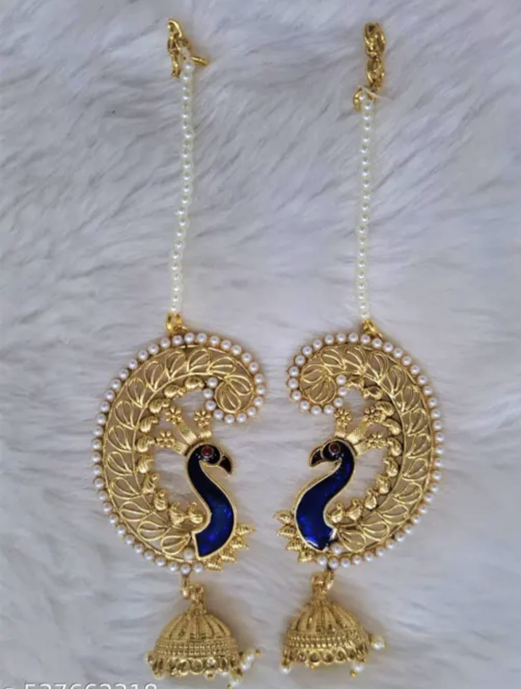✨ Peacock Earcuff Karnful Kaanphool Traditional earcuff
