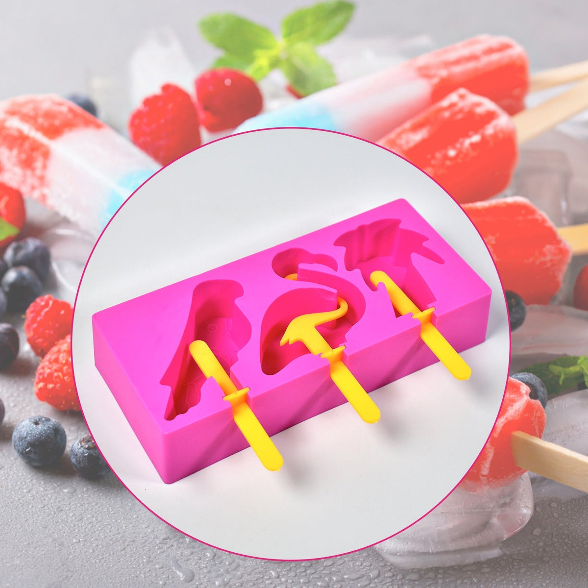 Ice sicle molds set